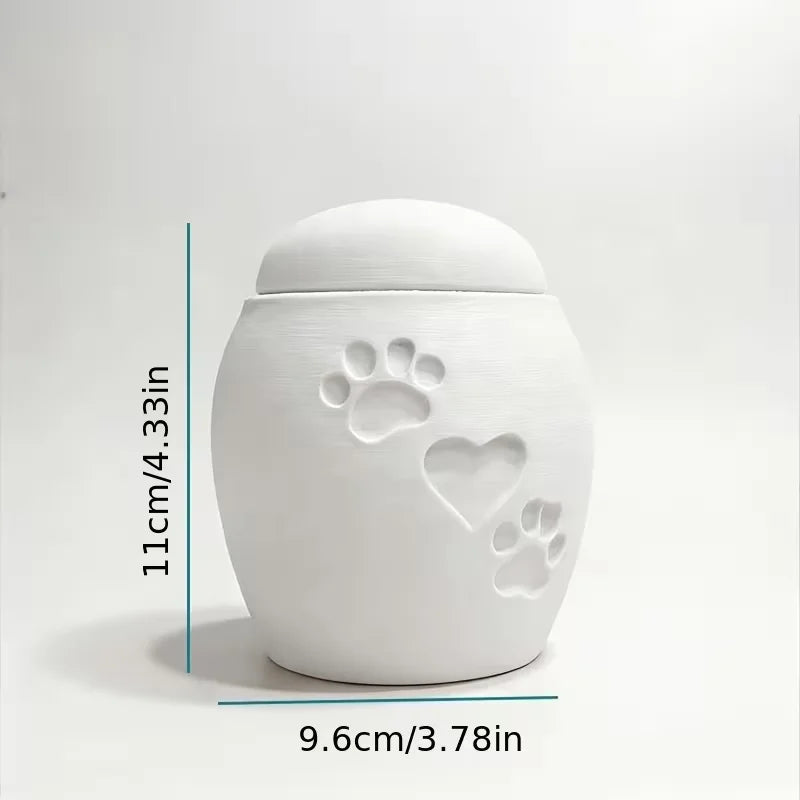 Pet Cremation Memorial Urn Cat Dog Ashes Storage Box Commemorative Keepsake Container For Pet Fur And Teeth Ornament