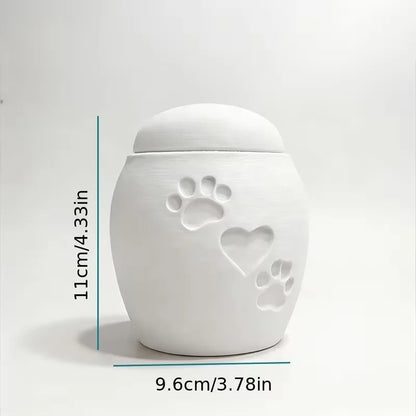 Pet Cremation Memorial Urn Cat Dog Ashes Storage Box Commemorative Keepsake Container For Pet Fur And Teeth Ornament