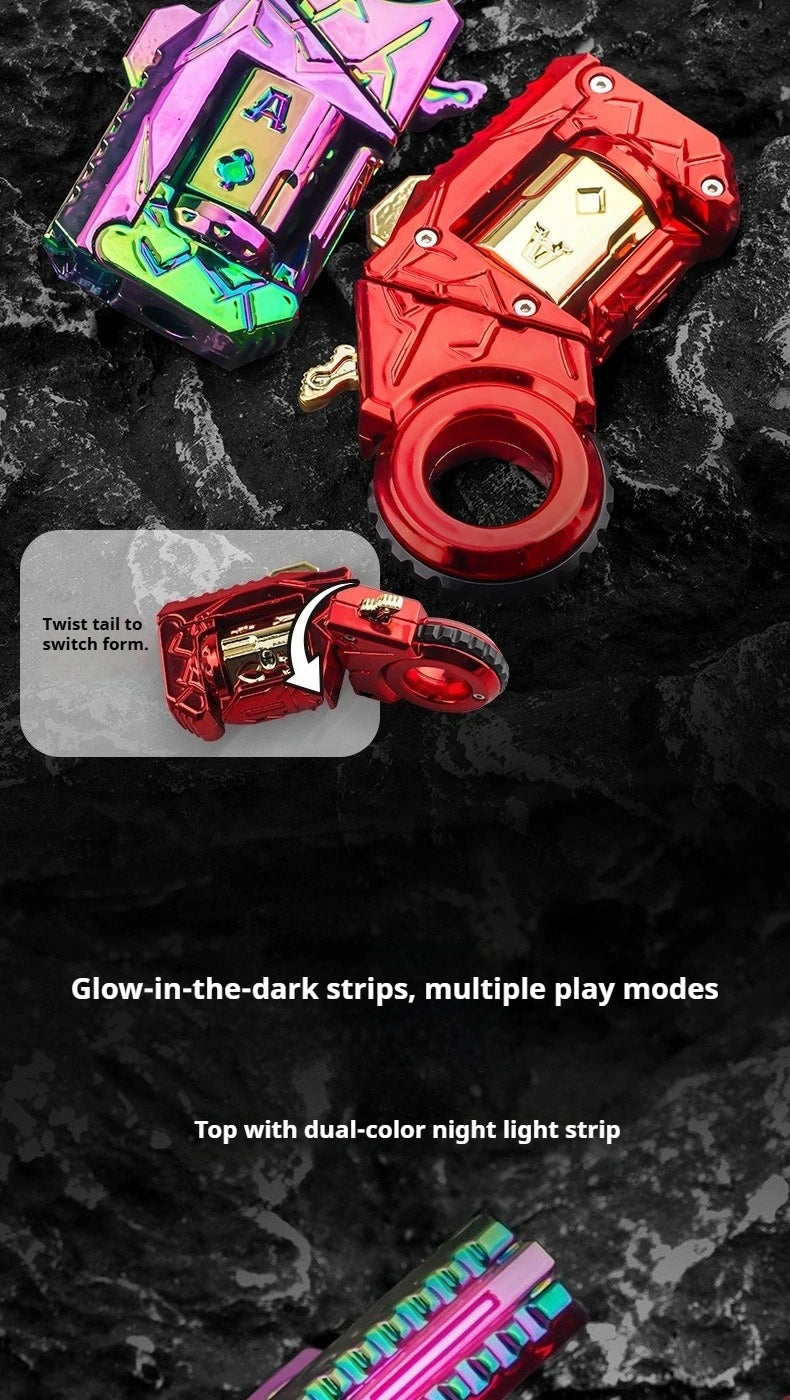 Stress Relief Toy Pistol Guns Eject Fidget Roller Paragraph Ring Mechanical Slider Multi-functional Sensory Toys Anti Anxiety