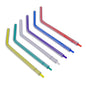 100pcs Dental Air Water Syringe Tips High Quality Disposable Plastic Three Way Syringe Air-Water Head Nozzle Tubes Dentist Tool