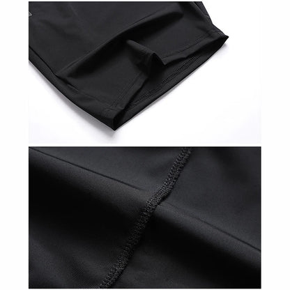 Men Casual Shorts Sweatpants Plus Size 3/4 Pants Quater Pants 110-175kg 1XL-7XL Loose Elastic Sport Pants Big Size Men Clothing