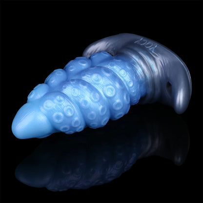 FAAK Silicone Wearable Anal Plug with Large Tail size S M L XL XXL Wireless Control Strapon Vibrator BDSM Flirting Sex Toys