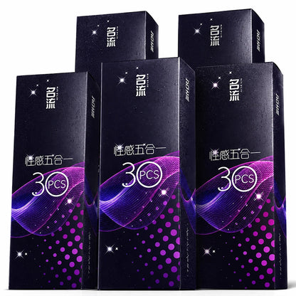 Warehouse Shipped Condoms 30pcs /packIntimate Good Sex Products Combining Particles and Threads for Long-lasting Pleasure