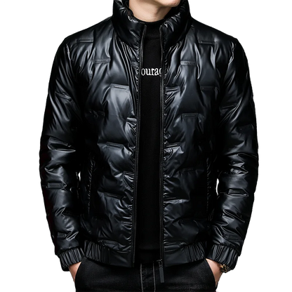 80%  White Duck Down Coat 2024 Trendy Fashion Winter Stand Collar Warm Sport Jacket Men's Thermal Thick Outwear