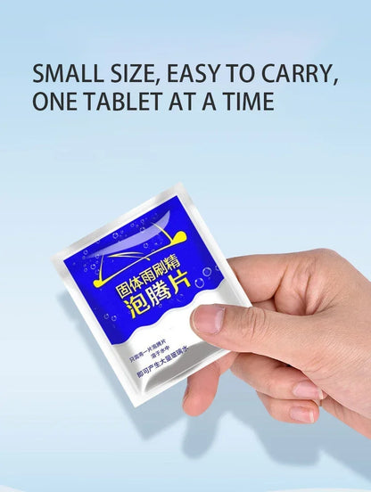 Car Windshield Cleaning Effervescent Multifunctional Glass Water Tablets Solid Cleaner Windshield Spray Car Wash Accessories