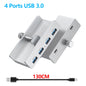 10Gbps HUB USB3.2/3.0/2.0 Splitter Adapter Universal External Multi Clip Dock For iMac Macbook Lenovo Desktop PC Accessories