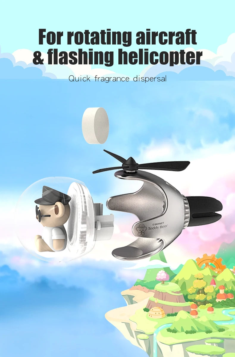 [Just Refills,exclude any pilot/plane] bear car air fresheners replacement tablets fragrance pods aroma supplement perfume pads
