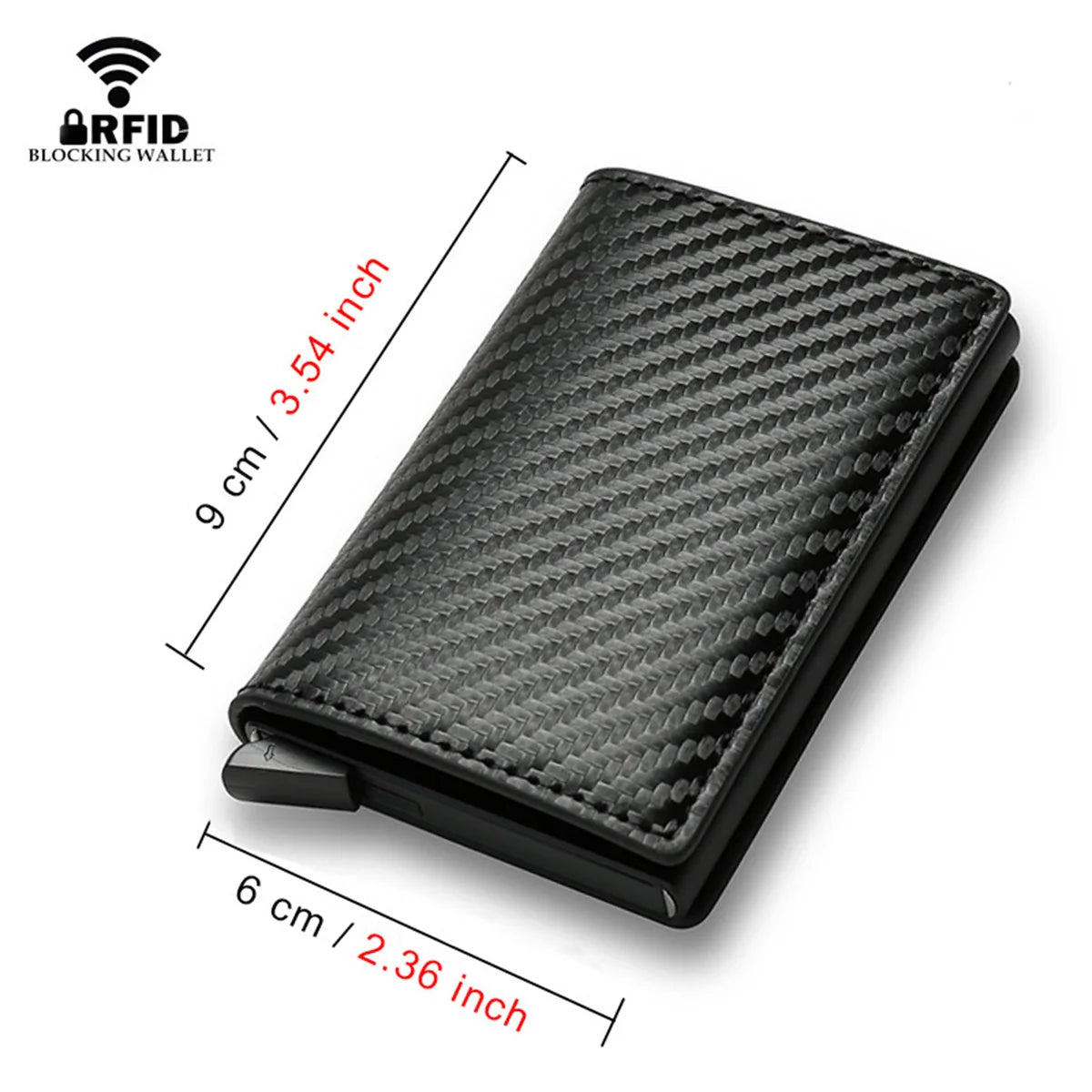 Anti Thief Rfid Credit Card Holder Smart Minimalist Wallet Men Women Slim Bank Cardholder Case Money Bag Cash Creditcard Purse