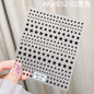 1sheet 3D Sweet Cherry Fruit Nail Art Stickers Summer Peach/Lemon/Star/Moon Nail Decals 8*10cm Adhesive Red Cherry Nail Decor %$