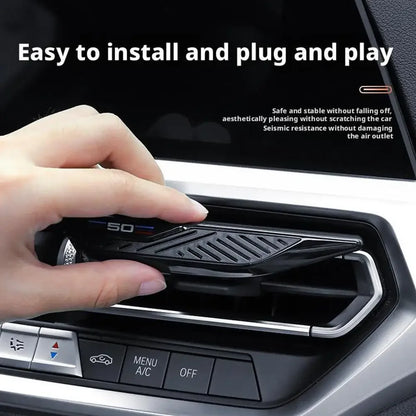 Suitable for BMW car mounted aromatherapy blade air outlet bracket 3 series 5 series X1X3X5 automotive solid fragrance cream int