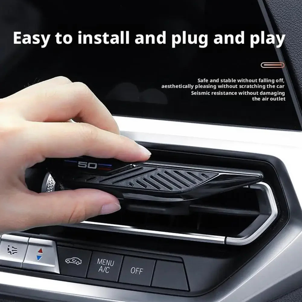Suitable for BMW car mounted aromatherapy blade air outlet bracket 3 series 5 series X1X3X5 automotive solid fragrance cream int