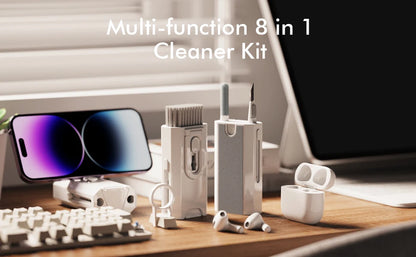 8 in 1 Cleaning Kit Computer Keyboard Cleaner Brush Earphones Cleaning Pen For  Headset IPad Phone Cleaning Tools Keycap Puller