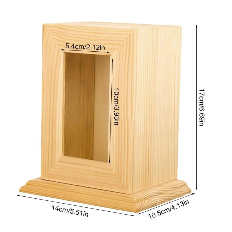Pet Urns For Dogs Or Cats Wooden Urn Ashes Ashes Personalized Photo Frame Pet Cremation Urns Keepsake Memory Box