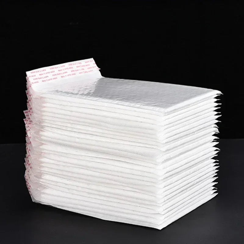 Universal Shipping Bags White Foam Envelope Adhesive Mailing Waterproof Bag Padded Envelopes for Magazine Lined Bubble Mailer