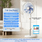DC Inverter Tower Fan, Ultra Quiet 12-Speed Standing Fan with Remote, Energy Saving Oscillating Fan for Living Room/Bedroom