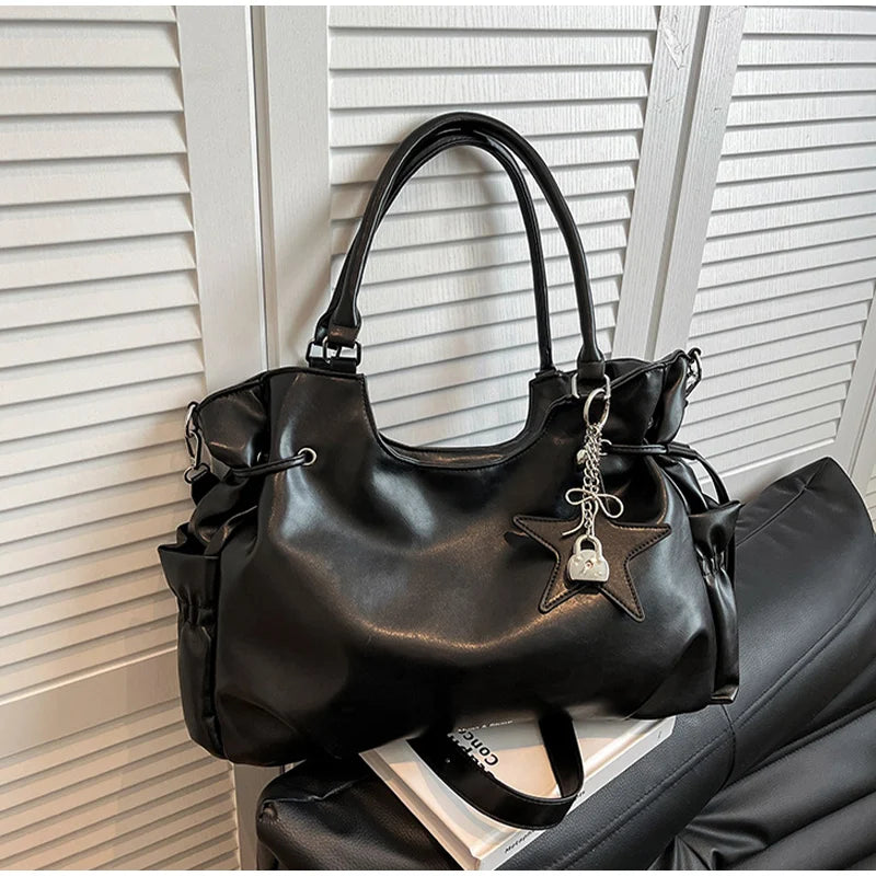 Fashionable Brand Design Tote Bag New Retro Shoulder Bag Casual Large-capacity Crossbody Bags Light Luxury High-end Women's Bags