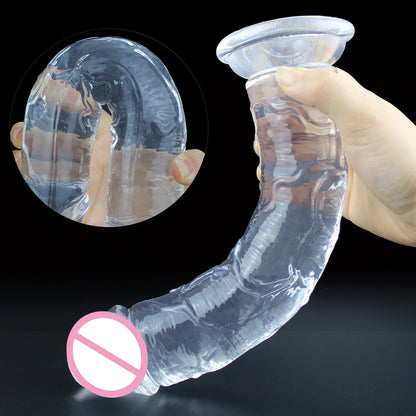 Cheap Realistic Butt Plug Jelly Dildo 5 Sizes Man Women Anal Sex Toys Gay Suction Cup Big Dick Soft Masturbators Small Penis