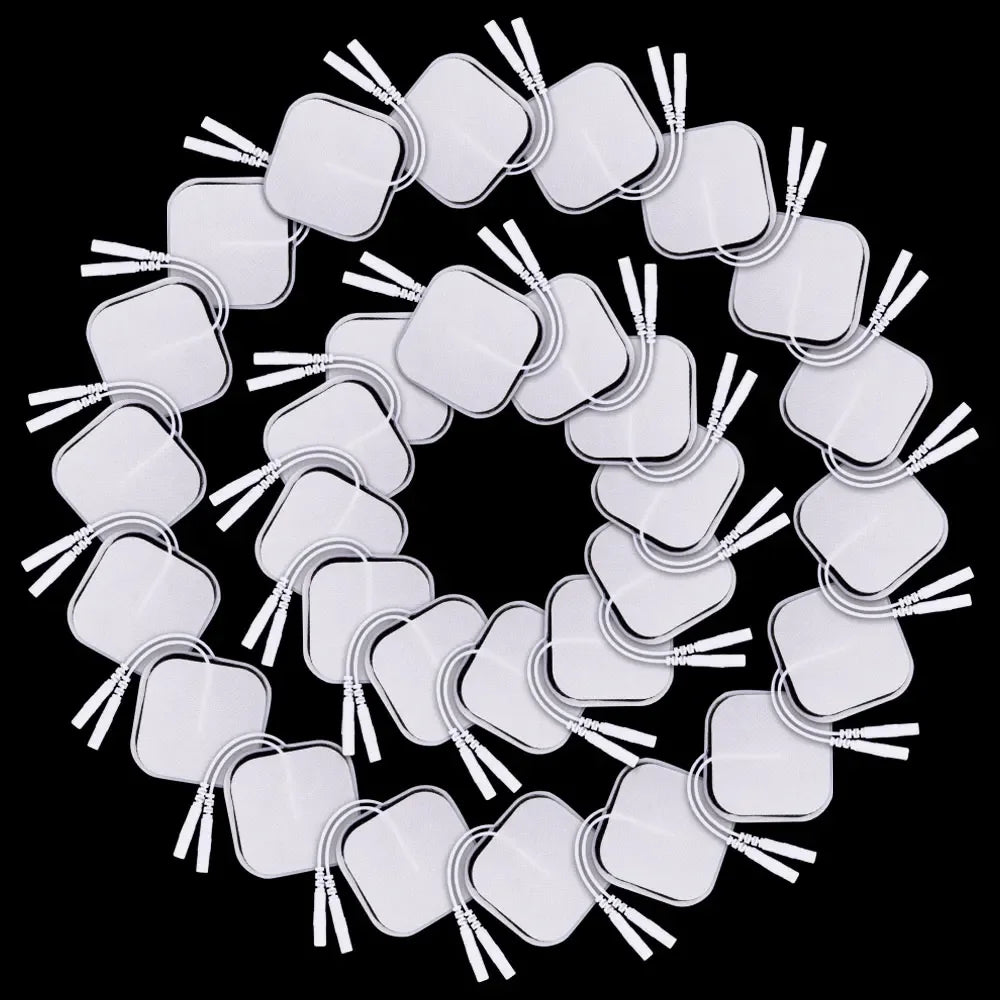 5x5cm 4x4cm Muscle Stimulator Electrode Pads Non-woven Fabric Self Adhesive Replacement Pads for Tens Digital massage Machine