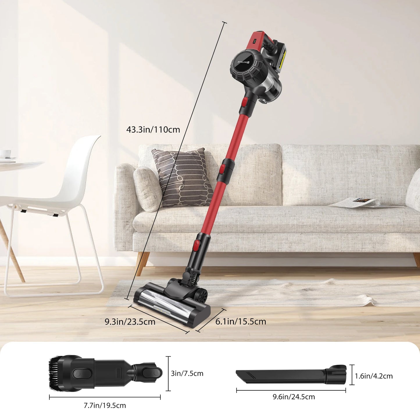 Cordless Stick Vacuum Cleaner Handheld Wireless Household Vacuum Cleaner