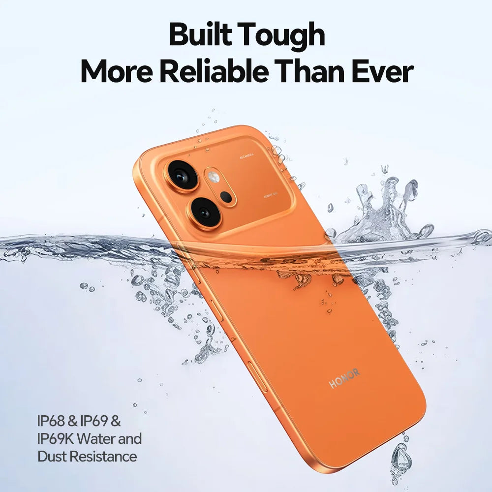 HONOR 600 5G Smartphone EU Version 200MP AI Ultra Night Camera 6400mAh Snapdragon 7 Gen4 AI Button 6.57"AMOLED 80W Supercharge