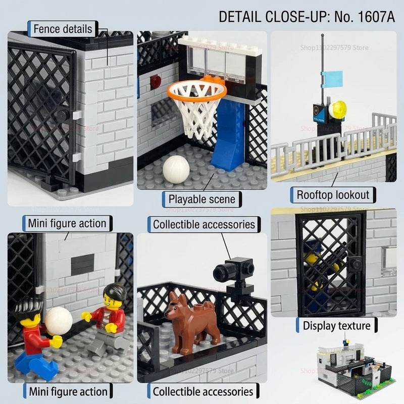 Creative Castle MOC Building Blocks Set DIY Construction Model Kit Castle Assembly Educational Toy Gift for Children Boys Girls