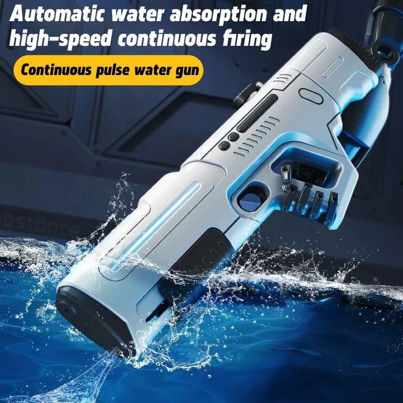 2025 NEW Pulse Electric Water Gun Toy With Fire Spray,Fully Automatic Summer Adult Beach Pool Battle Shooting Water Spray Toy