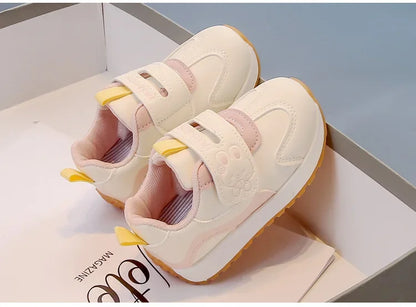 New Fashion Children's Causal Sneakers for Girls Cute Patchwork Kids Sports Shoes Soft Versatile Boys School Running Sneakers