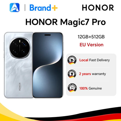 HONOR Magic7 Pro 5G, EU Version, 5G Smartphone,Snapdragon 8 Elite,12GB+512GB,100W SuperCharge,5270 mAh Battery,6.8 inches Screen