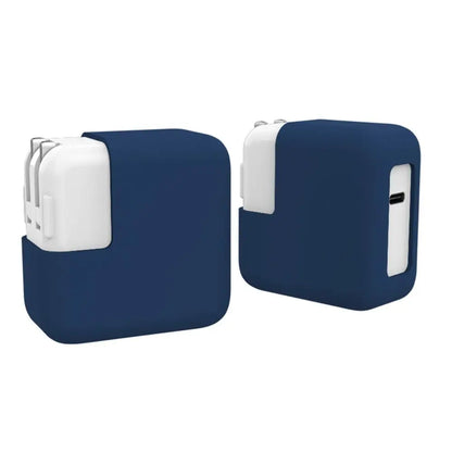 Portable Silicone Power Adapter Case Shockproof Anti-drop Elastic Cover 30W/45W Dust-proof Charger Case for MacBook
