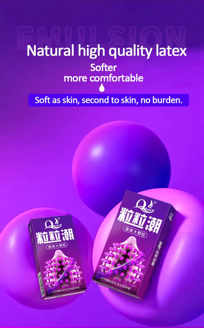 12pcs Condom Vaginal Massage Sex Toy for Adult Men G-spot Dotted Safety Penis Sleeves Stimulation Sex Product Sexual Goods