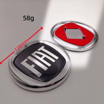 8.5/9.5/10/12cm 85/95/100/120mm car Emblem for FIAT Car Hood Front Rear Badge 2/3/4-Pin Emblem