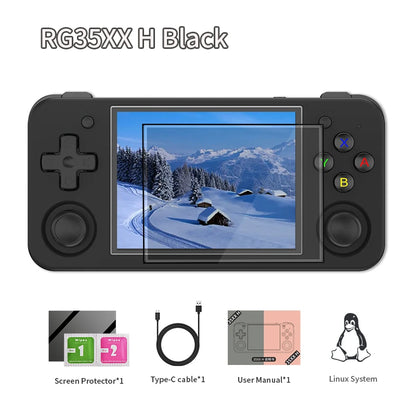 Anbernic RG35XX H Handheld Game Console 3.5" IPS Screen Linux 64-bit 3300mAh Retro Gaming Player Supports HD TV-Output Kids Gift