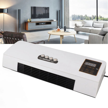 Wall Mounted Heating Machine Dual Use Highly Efficient Wide Angles Mobile Small  Heater US Plug 110V