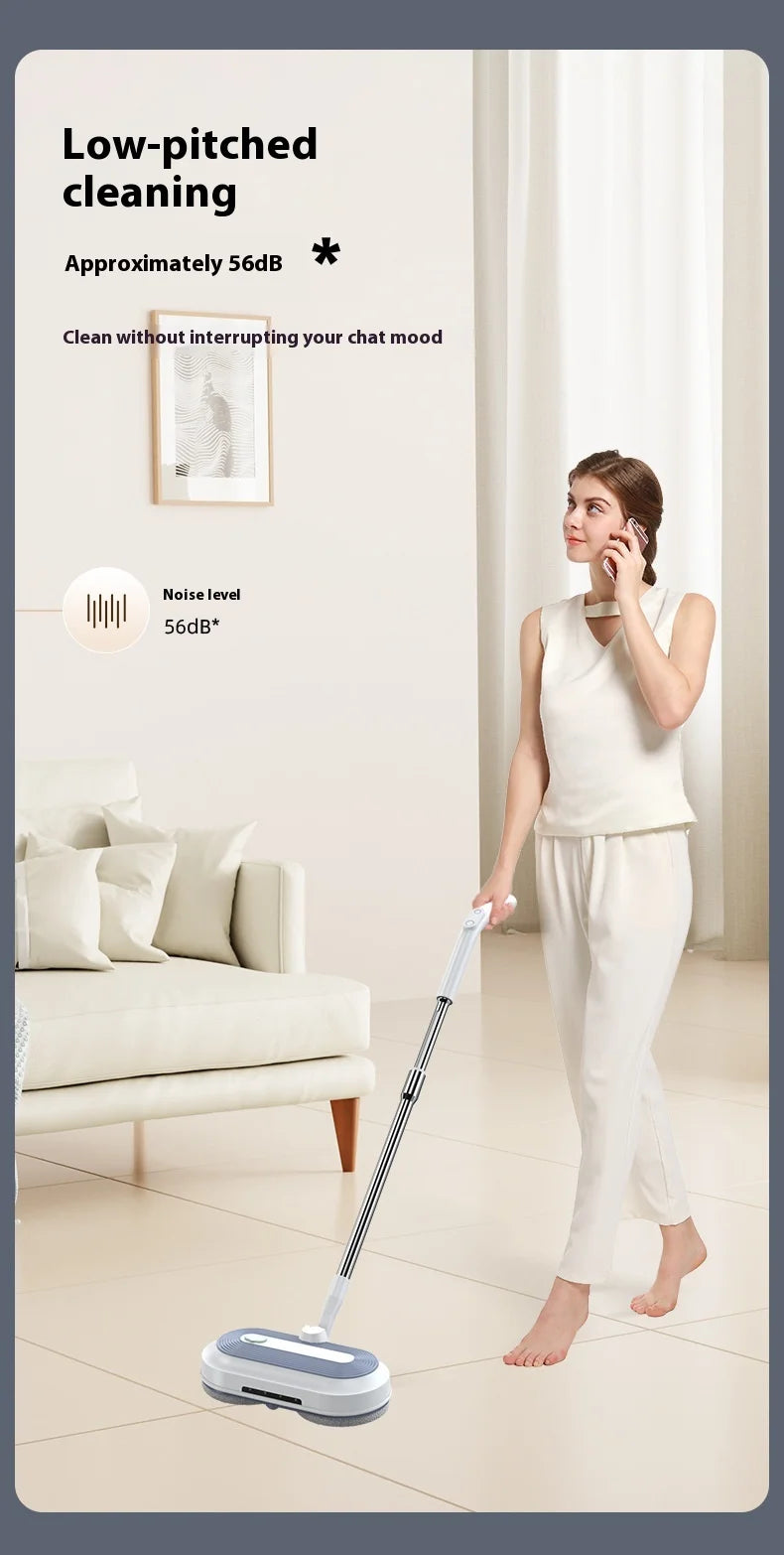 1 Wireless Rechargeable Water Spray Electric Mop, Easy To Operate, Suitable For Home Dormitory Office And Other Use