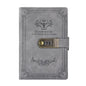 A5 200 Pages Retro Password Book with Lock Diary Thickened Creative Hand Ledger Student Notepad Stationery Notebook Binder