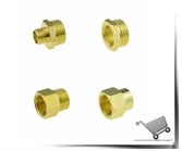 Tee Y 3 4 Way Brass Hose Connector Splicer Barb Pipe Fitting 4 6 8 10 12 19mm 25mm Tail Pneumatic Air Water Hose Coupler Adapter