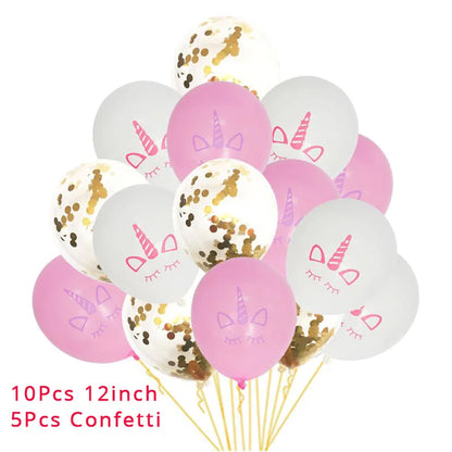Unicorn Birthday Decorations for Girl Plate Napkin Cup cake topper Unicorn Party Supplies Kids Birthday Party Decor Baby Shower