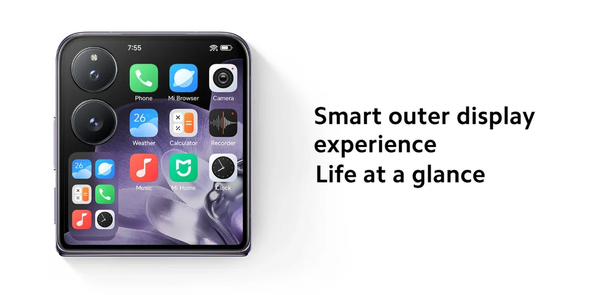 Global Version Xiaomi MIX Flip Dragon 8 Gen 3 device photo Leica 50MP Hyper charger screen "6,86Hz 67 W 12 Go