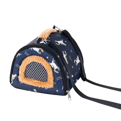 Hamster Warm Bed Portable Small Pet Cotton Nest for Hamster Sugar Glider Squirrel Guinea Pig Breathable Carry Bag