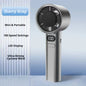 Hot Portable Handheld Fan High-speed Powerful USB RechargeableFans LED Display Essential For Summer Travel MINI  Fan