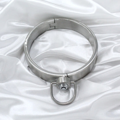 Heavy Duty Stainless Steel Handcuffs Ankle Cuffs Neck Collar Press Lock BDSM Restraints Bondage Adult Games Sex Toys for Couples