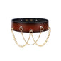 Genuine Leather Series Collar Slave Bed Neck Restraint Belt Strap BDSM Female Couple Bondage Erotic Fun Sex Toys Adult Games