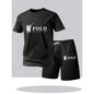 2026 Summer Men's Set Urban Casual Fashion T-shirt and Shorts High Quality Crew Neck Short Sleeve Outfits Male Daily Sportswear
