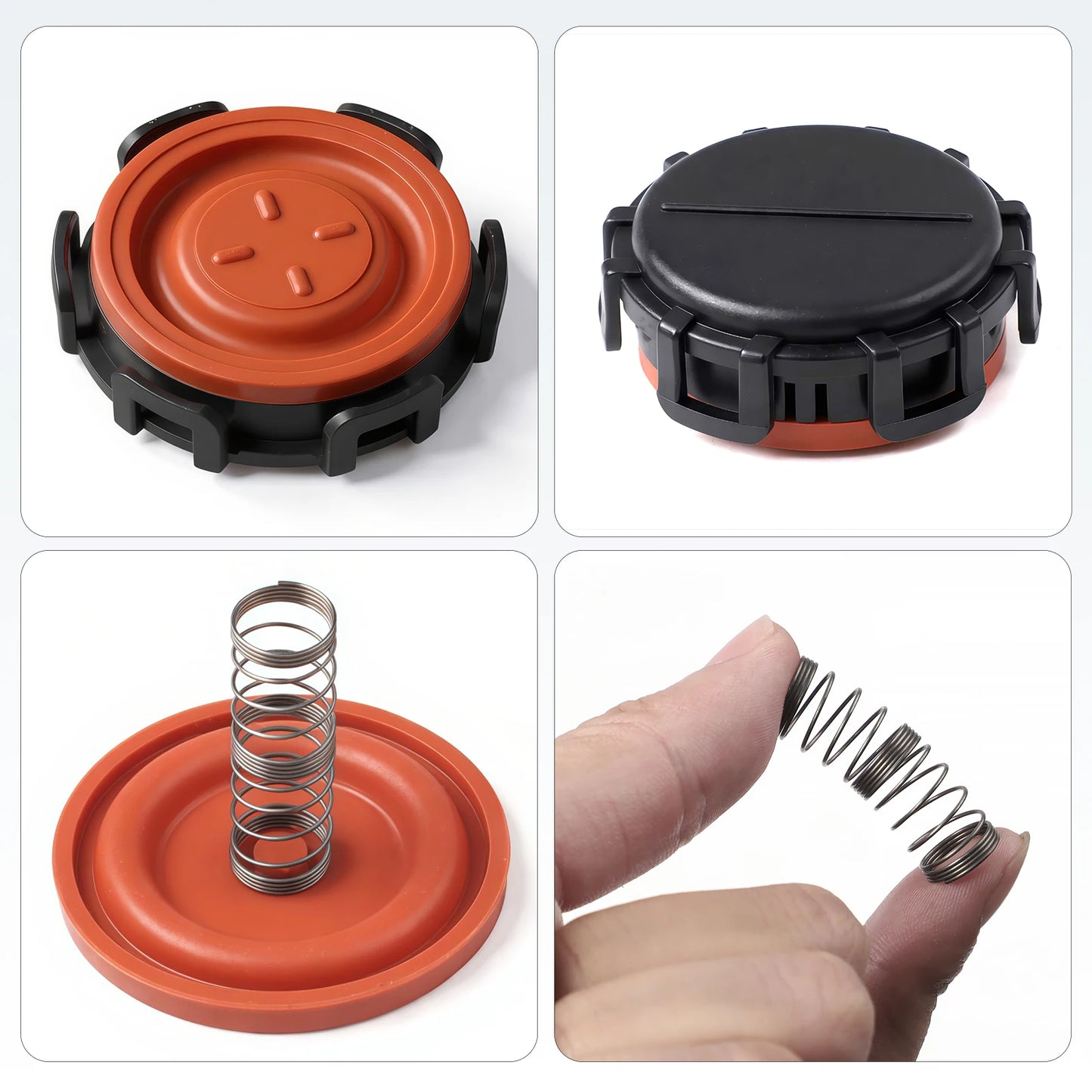 For Ford C-MAX Fiesta VI Focus II Fusion Citroen Berlingo C2 C3 C4 Volvo Car PCV Valve Cover Kit Membrane Repair Accessories New