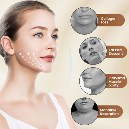 V Shaped Face Beauty Device Firming Facial Lifting Massager Double Chin Removal V-Face Line Lift Belt Facial Beauty Instrument