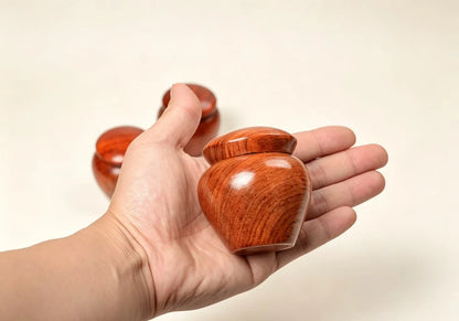 G4 Handmade Solid Wood Pet Urn Box Keepsake with Secure Seal Natural Memorial Storage for Dog Cat Ashes Hair Gift for Pet Lovers