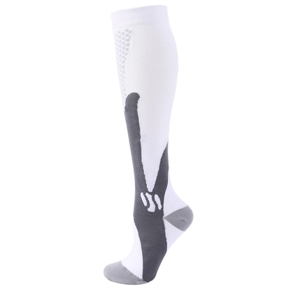 Compression Stockings Blood Circulation Promotion Slimming Compression Socks Anti-Fatigue Comfortable Solid Color Socks