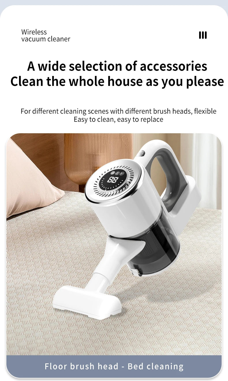 New Wireless Vacuum Cleaner Household Super Strong Suction Floor Suction And Mopping All-in-one Machine Handheld Vacuum Cleaner