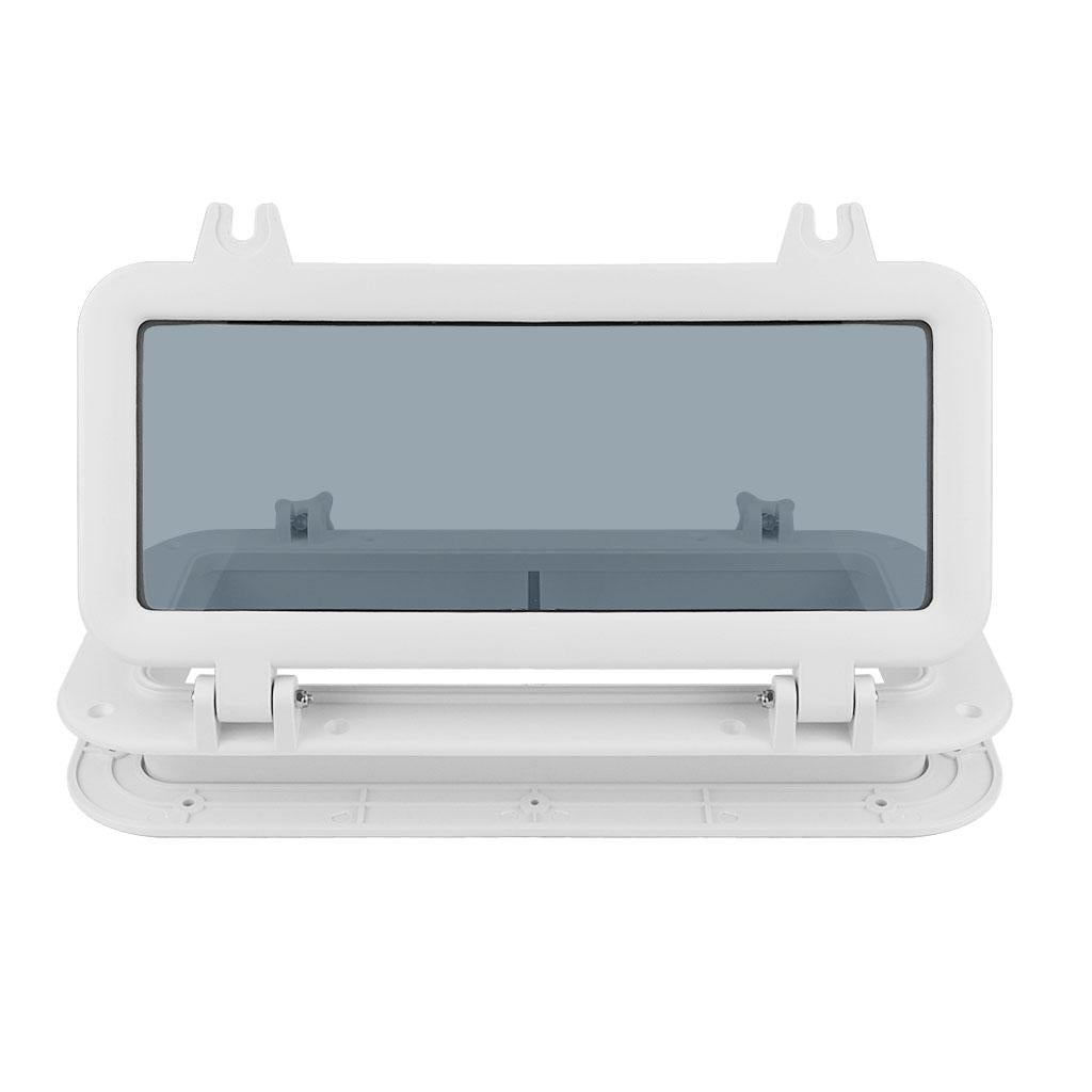 Boat Rectangular Porthole Window w/ ABS & 4mm - (White)