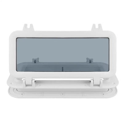 Boat Rectangular Porthole Window w/ ABS & 4mm - (White)
